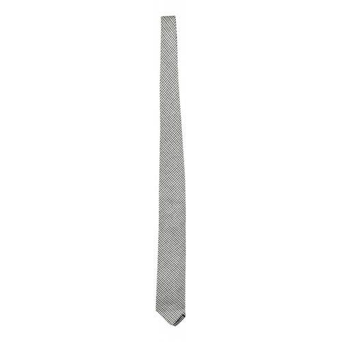 Pre-owned Thom Sweeney Silk Tie In Grey
