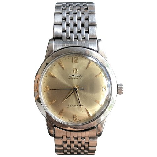 Pre-owned Omega Seamaster Watch In Gold