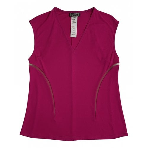 Pre-owned Versace Vest In Pink