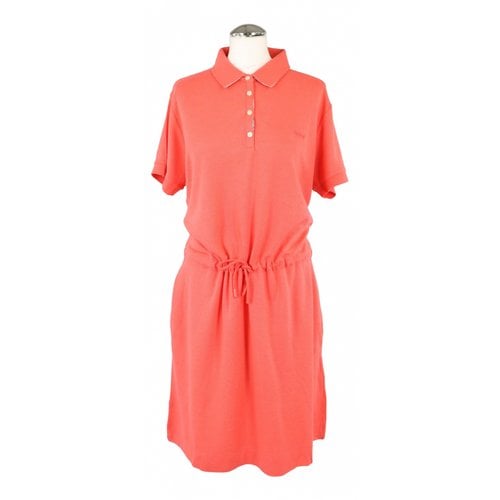 Pre-owned Barbour Maxi Dress In Orange