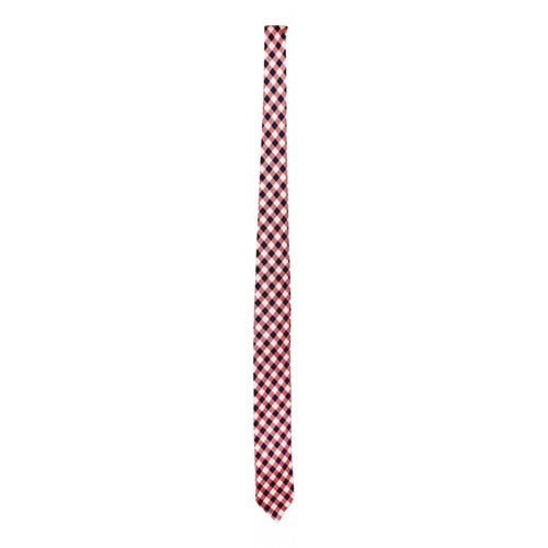 Pre-owned Thom Sweeney Silk Tie In Red