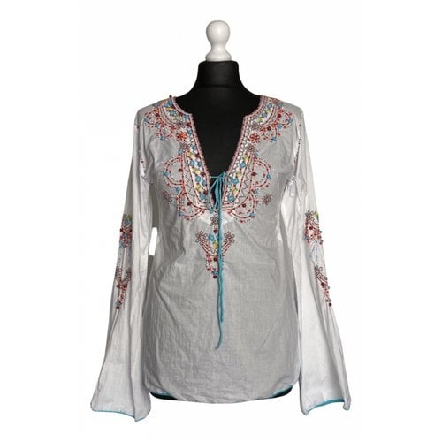 Pre-owned Melissa Odabash Tunic In White