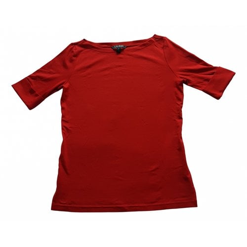 Pre-owned Lauren Ralph Lauren T-shirt In Red