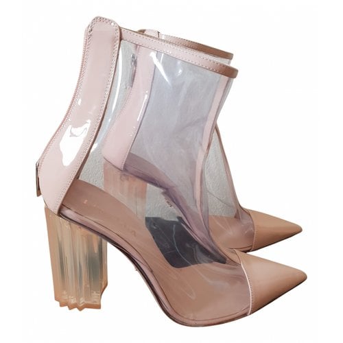 Pre-owned Le Silla Ankle Boots In Pink