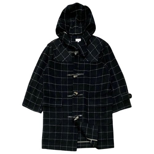 Pre-owned Paul Smith Wool Trench Coat In Black