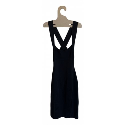 Pre-owned Herve L Leroux Mid-length Dress In Black