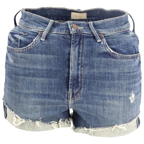 Pre-owned Mother Mshorts In Blue