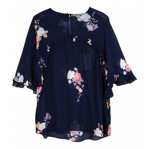 Pre-owned Preen Blouse In Navy