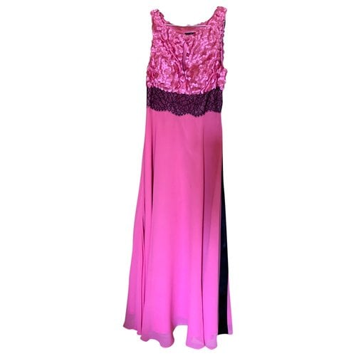 Pre-owned Roberto Verino Maxi Dress In Pink