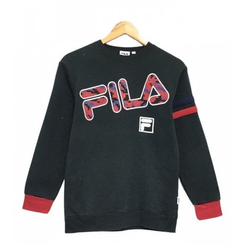 Pre-owned Fila Sweatshirt In Black