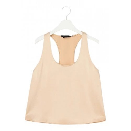 Pre-owned Alice And Olivia Vest In Beige