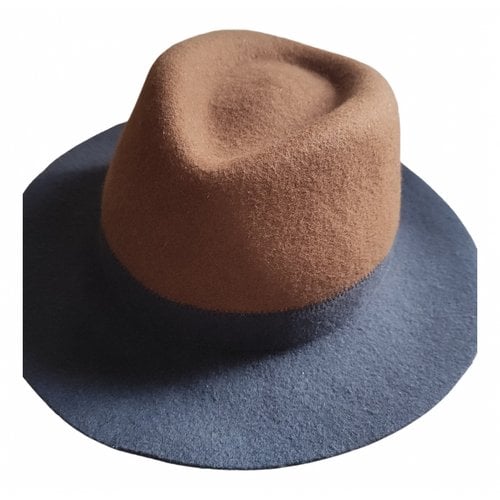Pre-owned Muhlbauer Wool Hat In Brown
