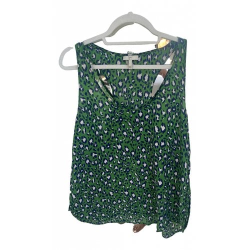 Pre-owned Joie Silk Vest In Green