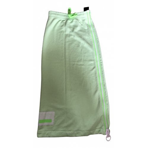 Pre-owned Nike Maxi Skirt In Green
