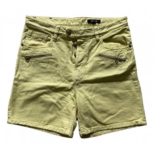 Pre-owned Just Cavalli Short In Yellow