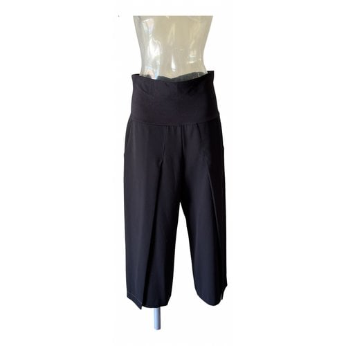 Pre-owned Manila Grace Large Pants In Black