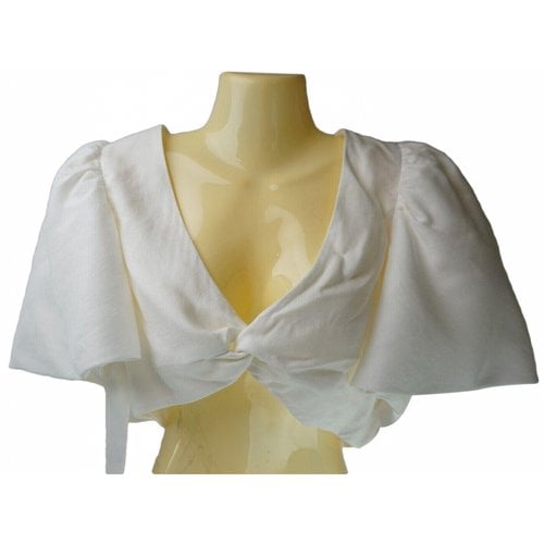 Pre-owned Jonathan Simkhai Top In White