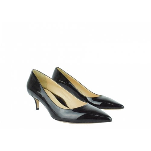 Pre-owned Marion Parke Patent Leather Heels In Black