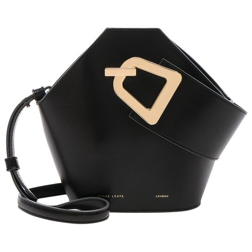 Pre-owned Danse Lente Leather Handbag In Black