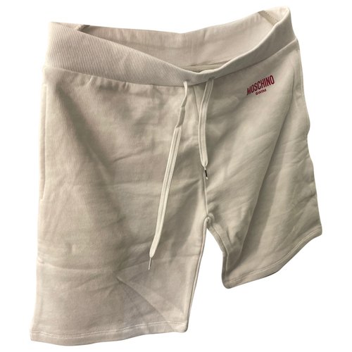 Pre-owned Moschino Shorts In White