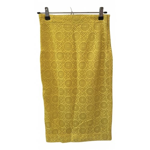 Pre-owned Max & Co Mid-length Skirt In Yellow