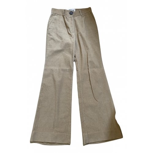 Pre-owned Awake Ny Trousers In Beige