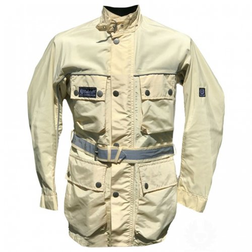 Pre-owned Belstaff Trenchcoat In White