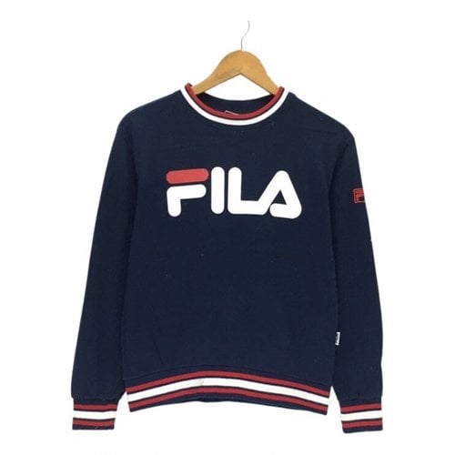 Pre-owned Fila Sweatshirt In Black