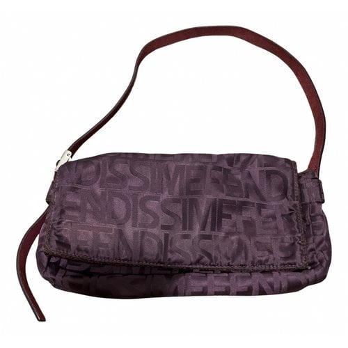 Pre-owned Fendissime Cloth Handbag In Purple