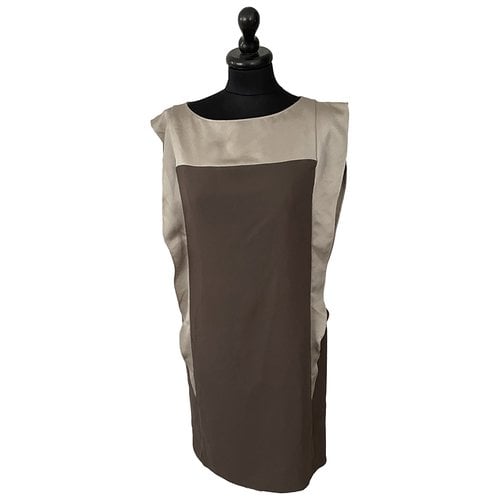 Pre-owned Max & Co Mid-length Dress In Brown