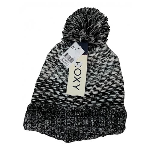 Pre-owned Roxy Wool Cap In Black