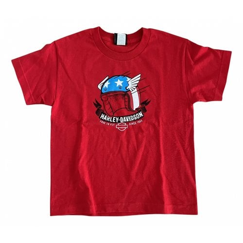 Pre-owned Harley Davidson T-shirt In Red