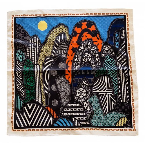 Pre-owned The Volon Silk Handkerchief In Multicolour