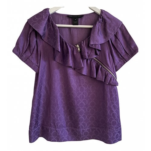 Pre-owned Marc By Marc Jacobs Blouse In Purple