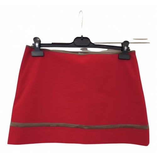 Pre-owned Philosophy Di Alberta Ferretti Mini Skirt In Red