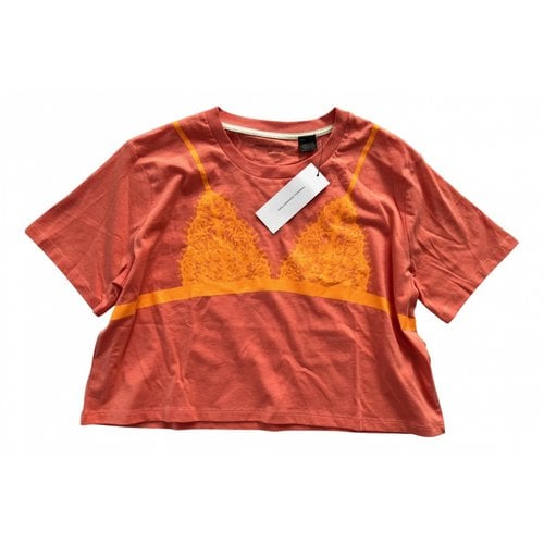 Pre-owned French Connection T-shirt In Orange