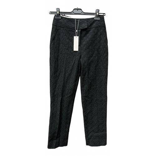 Pre-owned Rebecca Taylor Trousers In Black