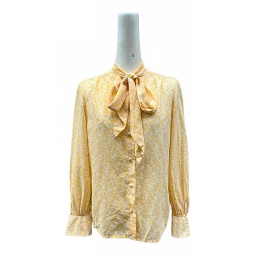 Pre-owned Givenchy Silk Shirt In Yellow