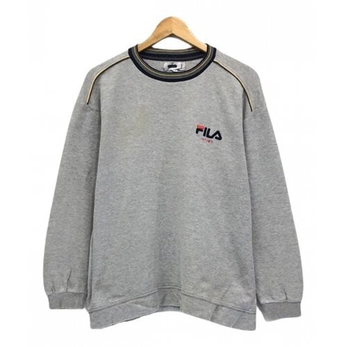 Pre-owned Fila Sweatshirt In Grey