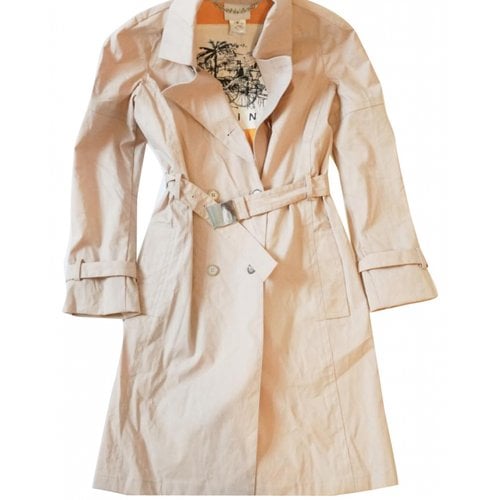 Pre-owned Celine Trench Coat In Multicolour