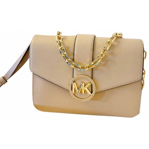 Pre-owned Michael Kors Leather Crossbody Bag In Yellow