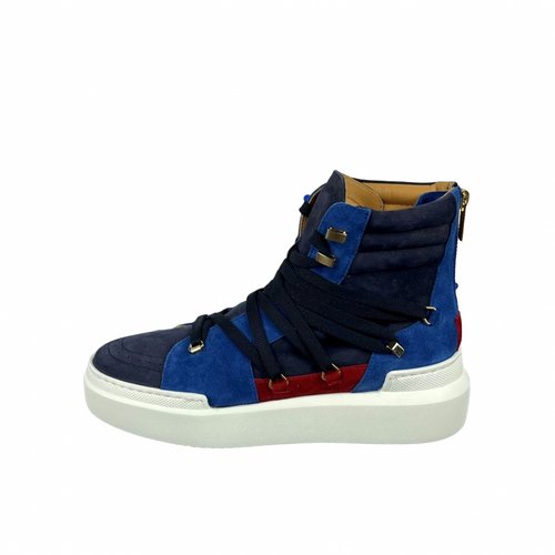 Pre-owned Buscemi Leather Boots In Blue
