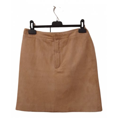 Pre-owned Ralph Lauren Mini Skirt In Beige