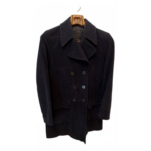 Pre-owned Valentino Coat In Blue