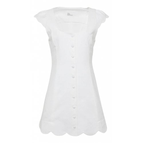 Pre-owned Lisa Marie Fernandez Mini Dress In White