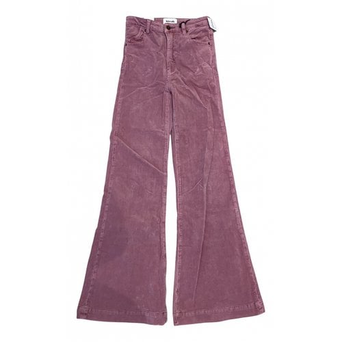 Pre-owned Rolla's Trousers In Pink