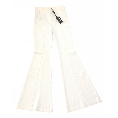Pre-owned Plein Sud Trousers In White