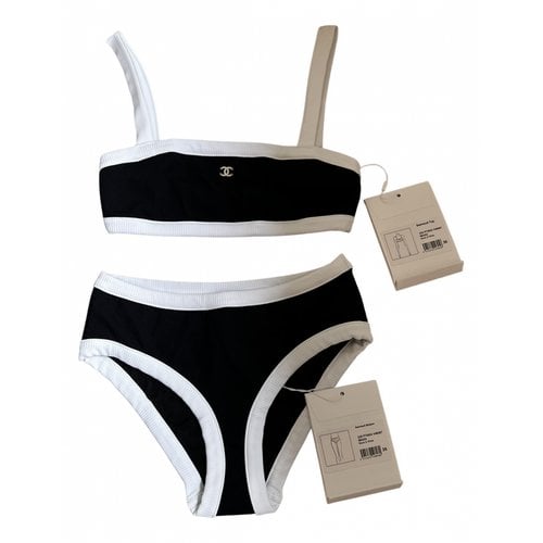 Pre-owned Two-piece Swimsuit In Black