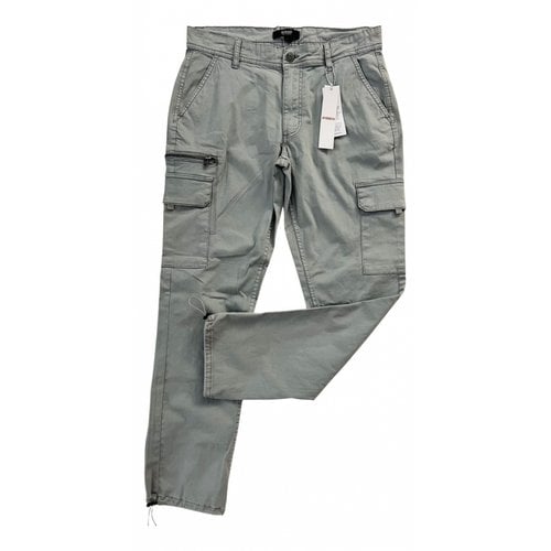 Pre-owned Hudson Trousers In Grey