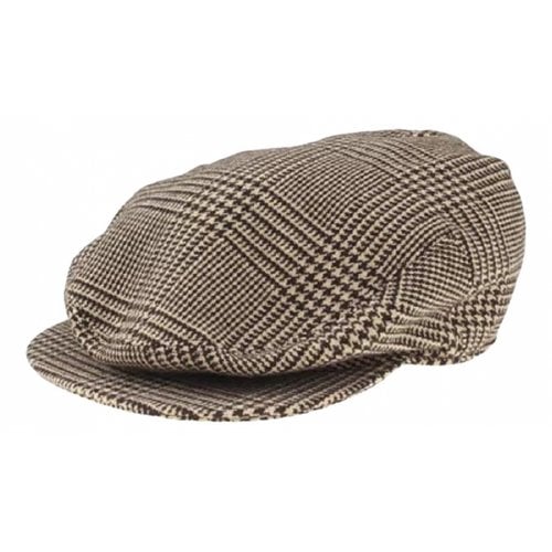 Pre-owned Ralph Lauren Purple Label Cloth Hat In Brown